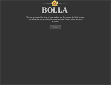 Tablet Screenshot of bolla.com